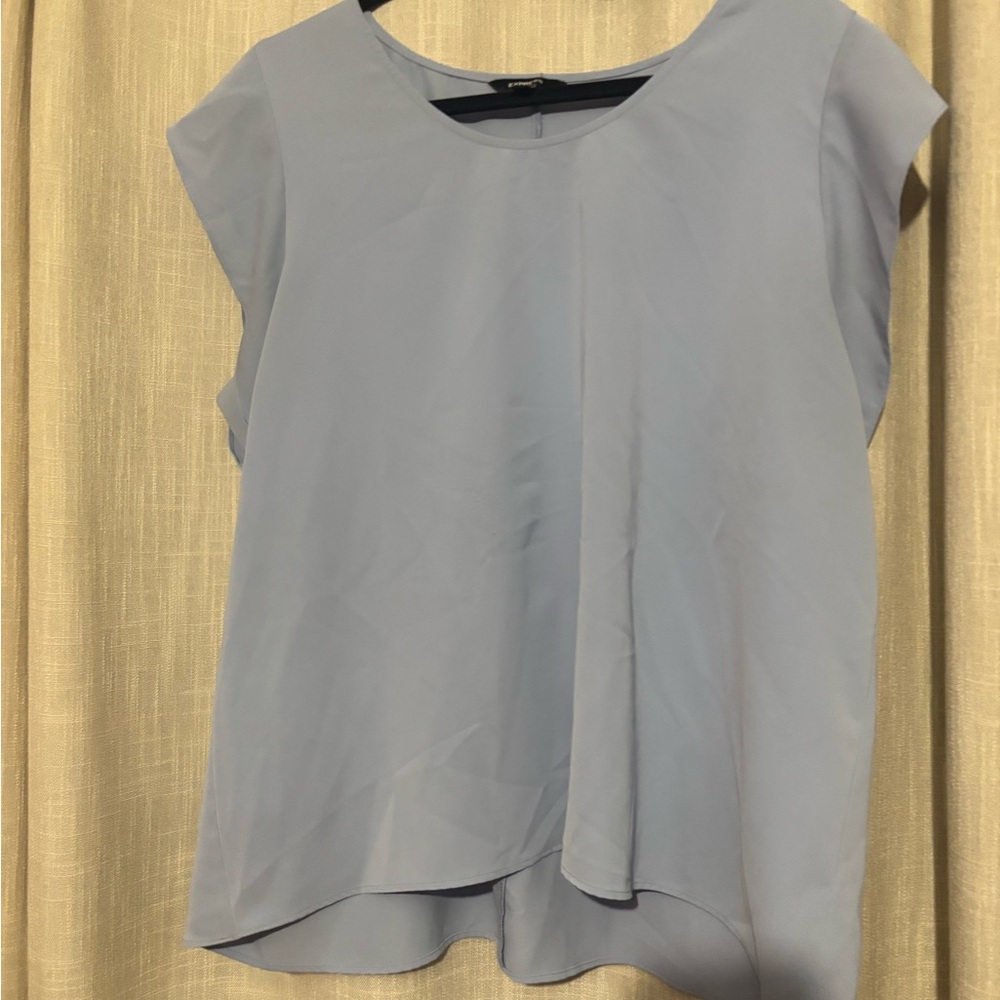 Express Light Blue Women's Blouse